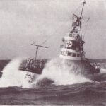 Der Versuchsrettungskreuzer BREMEN der DGzRS wurde am 1. Jan. 1953 in Dienst gestellt.