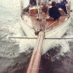 Mein erster "richtiger" Segler: ALBATROS etwa 1968.