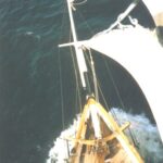 Aus luftiger Höhe - vom Vormast der VALDIVIA 1989
