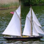 Die gute alte BLUENOSE aus Kanada - immer wieder ein Blickfang, wenn Klaus seinen Schoner segelt!