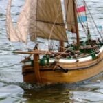 Die holländischen Farben vertrat Harald mit seiner Huker DAMMES ERVE.