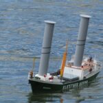 Das Flettner-Rotor-Schiff BUCKAU.