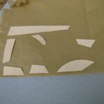 Die Zuschnitte auf dem Backpapier nur zur Übersicht.