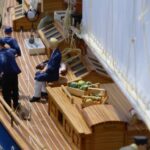 Die Crew der VALDIVIA hat Proviant eingekauft ...