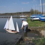 DIE ALBATROS beim ersten Wasserkontakt 2010 am Nieder-Mooser-See.