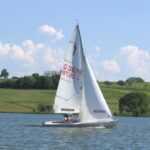 Wer soll da widerstehen können - die letzte Segelstunde der Saison.