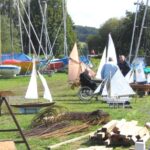 Bootslagerplatz, Baustelle und trotzdem genug Platz für die mini-sail-Lords und ihre Modelle.