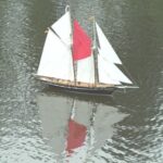 Je weniger Welle desto besser das Spiegelbild.